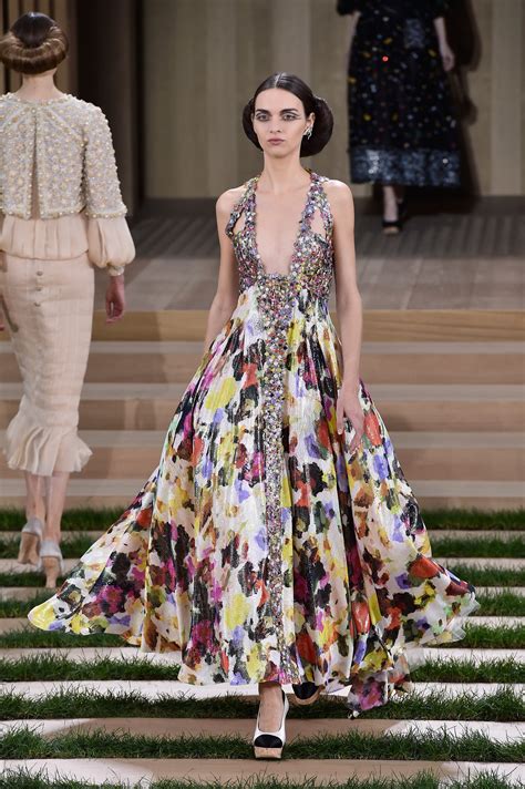 chanel haute couture 2017 spring summer|Chanel evening dresses 2016.